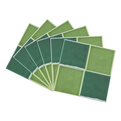 30Pcs Self-Adhesive Water resistant Thick Wall Tile Stickers 15 x 15cm
