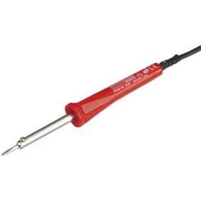 30W / 230V Electric Soldering Iron - Insulated Cool Grip For Prolonged Use