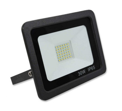 30w LED Floodlight - Black Casing