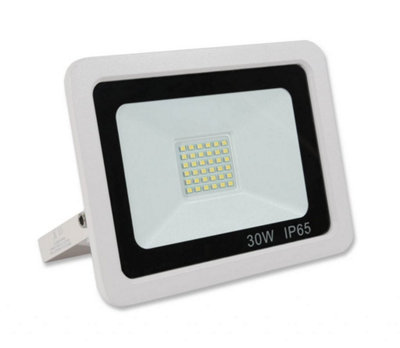 30w LED Floodlight - White Casing