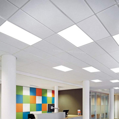 30w LED Recessed Ceiling Panel 6500K Cool White 300 x 600