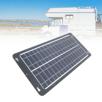 30WHigh-Efficiency Monocrystalline Solar Panel with OBD Plug for Portable Outdoor Charging