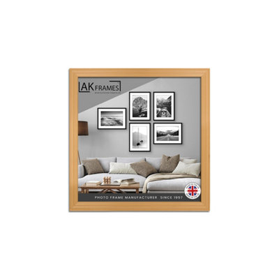 ArtToFrames 30x30 Inch White Picture Frame, This 1.25 Inch Custom MDF Poster Frame is Soft White, Great for Your Art or Photos - Comes with Economy Acrylic
