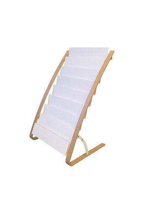 Alba Floor Display Stand Two-Material Stable 8 X 2 Compartments Easy Assembly from B&Q