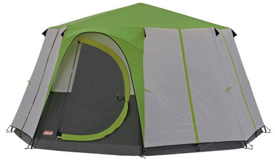 Coleman Cortes Octagon 8  Green Outdoor Camping Tent from B&Q