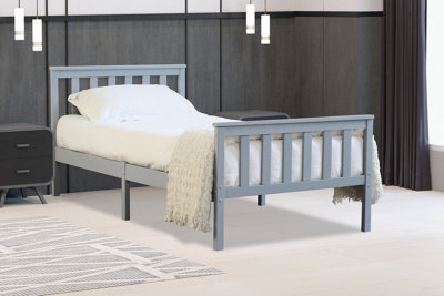 Flintshire Furniture Marnel 3Ft Single Grey Bed Frame