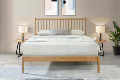 Flintshire Furniture Padeswood 4Ft 6 Double Hardwood Bed Frame