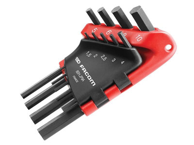 Facom 82H.jp9A 82H.jp9A Hexagon Key Set9 Piece (1.5-10mm) Fcm82Hjp9A from B&Q