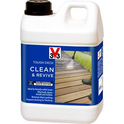 V33 Tough Deck Clear Decking Cleaner & Reviver2L