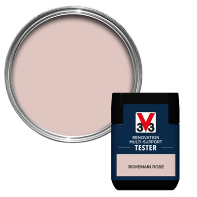 B&Q -  Renovation Bohemian Rose Satinwood Multi-Surface Paint50Ml Tester Pot