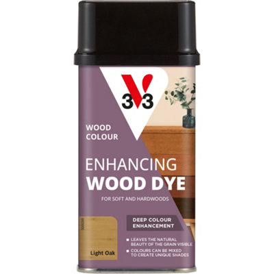 V33 Light Oak Hardwood & Softwood Multi-Surface Wood Dye250Ml from B&Q
