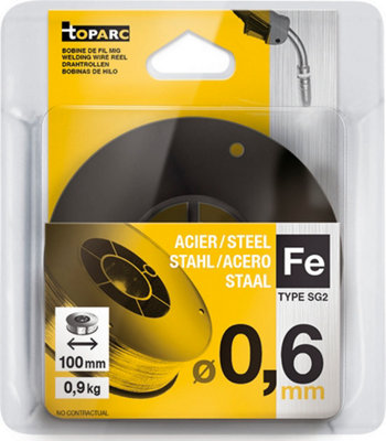 Gys Mag Wire Steel 0.6 0.9Kg Reel from B&Q