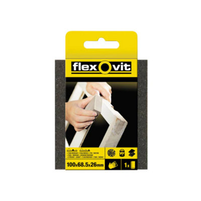 Flexovit Sanding Sponges Standard Fine/medium from B&Q