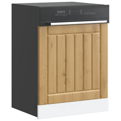 Berkfield Dishwasher Panel Lucca Artisan Oak Engineered Wood
