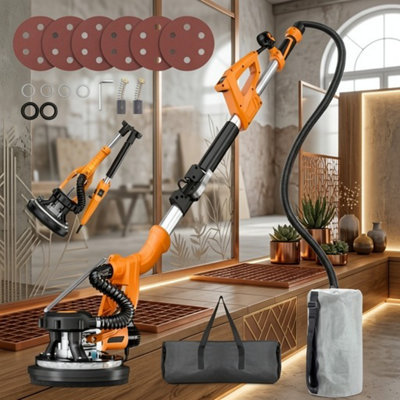Electric Drywall SanderWall Sander Vacuum Attachment 9 Speed Corded Tool from B&Q
