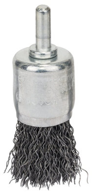 Bosch Professional Pencil BrushCrimped Steel25X0.3mm25mm from B&Q