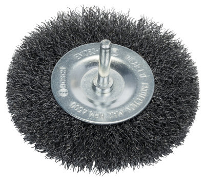 Bosch Professional Crimped Wire WheelSteel100X0.2mm100mm Diameter10mm Arbor Size from B&Q