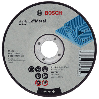 Bosch Professional Expert Metal Straight Cutting Disc A 30 R Bf100mm X 16.00mm X 2.5mm from B&Q