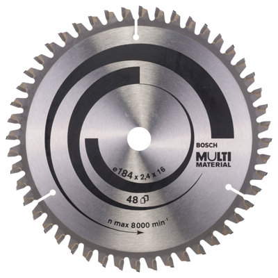 Bosch Professional Multi Material Circular Saw Blade - 184 X 16 X 2.4 Mm (48 Teeth)