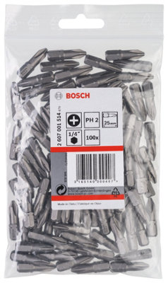 Bosch Professional Ph2 (25mm)Pack Of 100 from B&Q