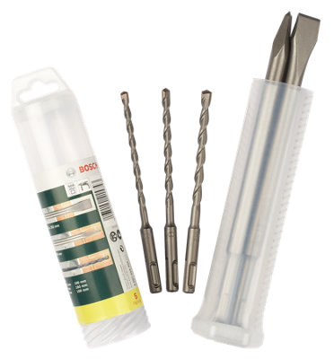 BOSCH 5 Piece SDS Chisel and Drill Bit 2607019456 3165140415743 ... - Image 4