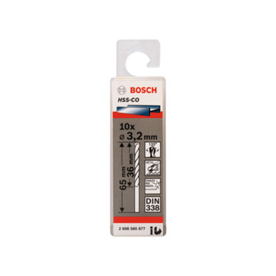 Bosch Professional Hss-Co Din338 3.2X36X65 from B&Q