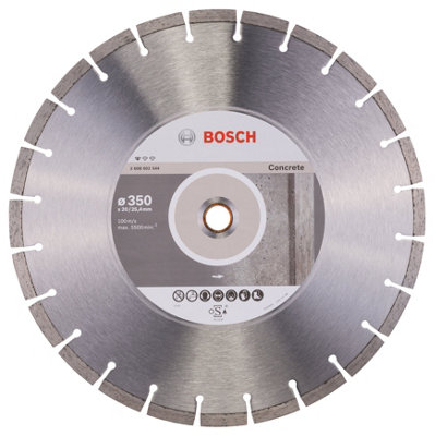 Bosch Professional Diamond Cutting Disc For Concrete350 X 20/2540 X 2.8 X 10mm from B&Q