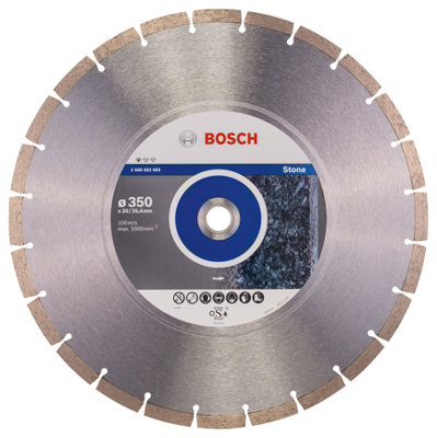 Bosch Professional Standard Diamond Cutting Disc For Stone350 X 20/2540 X 3.1 X 10mm from B&Q
