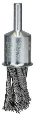 Bosch Professional Knotted Pencil Brush19X0.35 mm Steel19 mm from B&Q