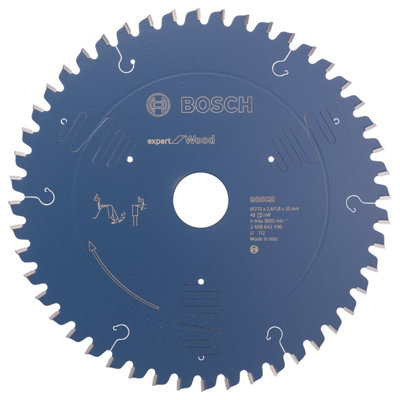 Bosch Professional Expert Circular Saw Blade For Wood - 210 X 30 X 2.4 Mm, 48 Teeth