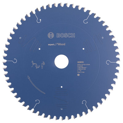 Bosch Professional Expert Circular Saw Blade For Wood - 254 X 30 X 2.4 Mm, 60 Teeth