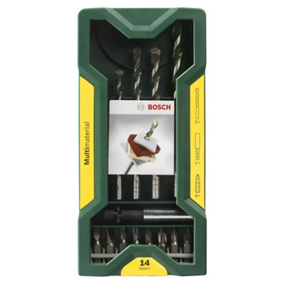 Bosch Mixed Screwdriver Tip Set (14 Piece)2.607.017.162 from B&Q