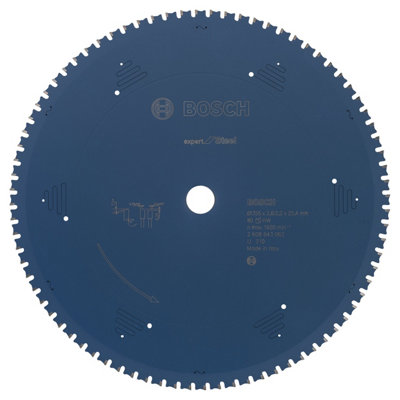 Bosch Professional Circular Saw Blade Expert For Steel355 X 25.4 X 2.6 mm80 Teeth from B&Q