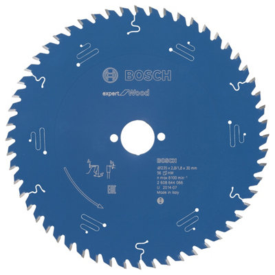 Bosch Professional Circular Saw Blade Expert For Wood235 X 30 X 2.8 mm56 Teeth from B&Q