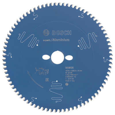 Bosch Professional Circular Saw Blade Expert For Aluminium254 X 30 X 2.8 mm80 Teeth from B&Q