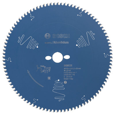Bosch Professional Circular Saw Blade Expert For Aluminium315 X 30 X 2.8 mm96 Teeth from B&Q