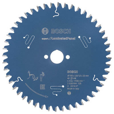 Bosch Professional Circular Saw Blade For Laminated Panel165 X 20 X 2.6mm48 Teeth from B&Q