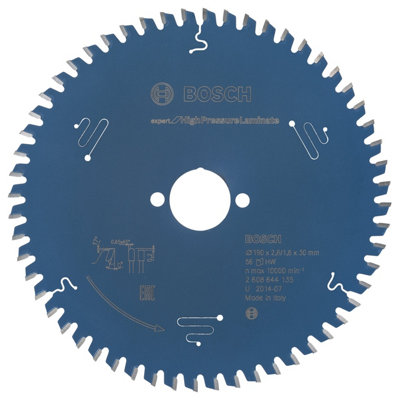 Bosch Professional Expert High Pressure Laminate Circular Saw Blade190 X 30 X 2.6 mm56 Teeth from B&Q