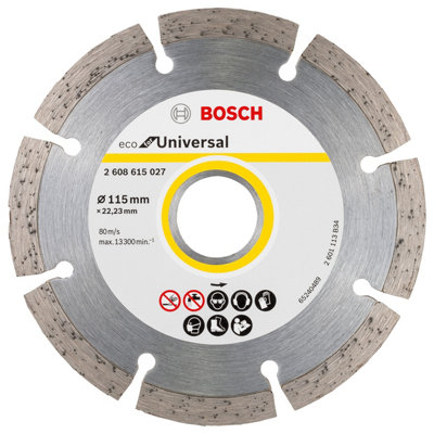 Bosch Professional 115mm X 22.23mm Diamond Blade from B&Q