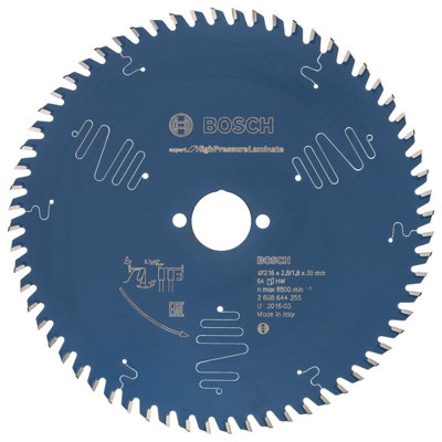 Bosch Professional Expert Circular Saw Blade For High Pressure Laminate And Miter Saw216X30X2.8X64T from B&Q