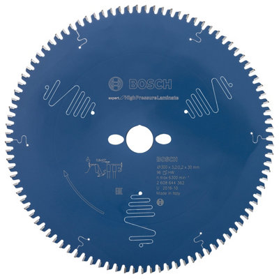 Bosch Professional Expert High Pressure Laminate Circular Saw Blade For Miter Saw300X30X3.2X96T from B&Q