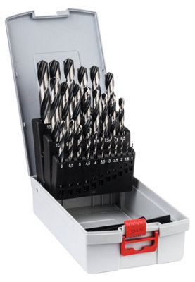 Bosch Professional Hss Twist Drill Bit Pointteq 25Pcs Probox