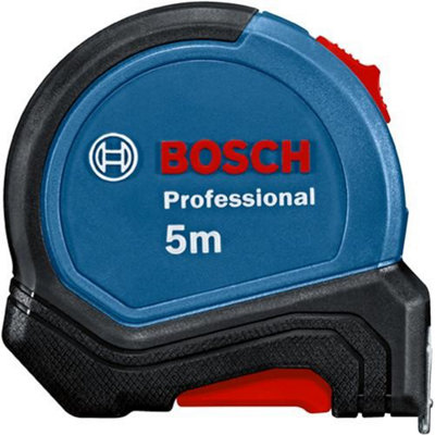 Bosch Professional 5M Metric Tape Measure Autolock Pro Flexible Stop Button from B&Q