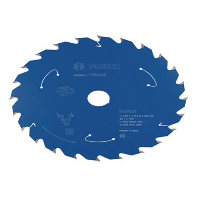 Bosch Professional Expert Circular Saw Blade For Cordless SawsWood160X1.5/1X20 T24 from B&Q