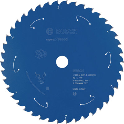 Bosch Professional Expert Circular Saw Blade For WoodCordless Saws305X2.2/1.6X30 T42 from B&Q