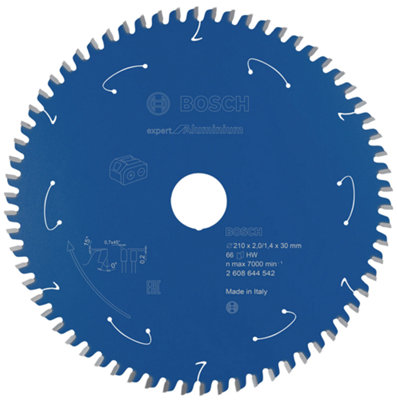 Bosch Professional Expert Aluminium Circular Saw Blade For Cordless Saws210X2/1.4X30 T66 from B&Q