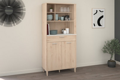 Parisot Gala Storage Unit Jackson Oak/stone White from B&Q