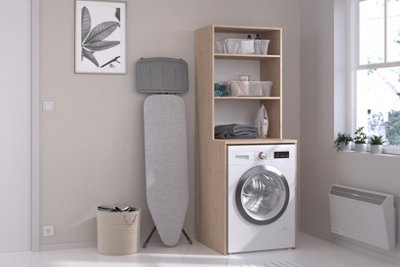 Parisot Utility Room Laundry Cabinet For Washing Machine Or Dryer With ShelvesHousing Unit from B&Q
