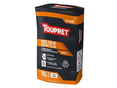 Toupret Ttmux051Gb Exterior Rock Solid Repair Filler 5Kg Touttmux051 from B&Q