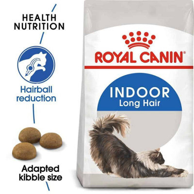 B&Q -  Indoor Long Hair Adult Dry Cat Food 4 Kg